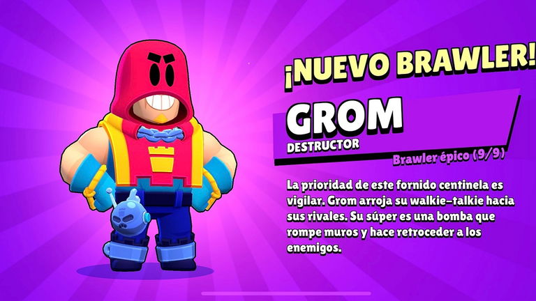 Cómo funciona la segunda habilidad de Grom en Brawl Stars