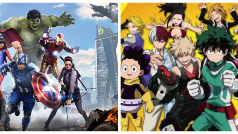 My Hero Academia presentó a los Avengers como villanos