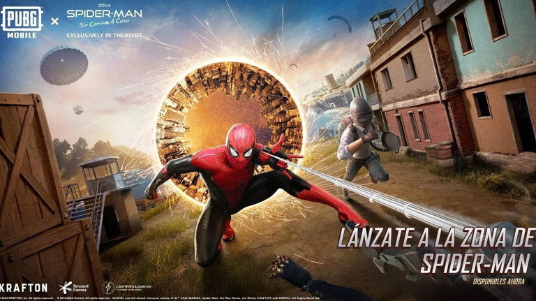 Colaboración de PUBG Mobile y Spiderman: No Way Home