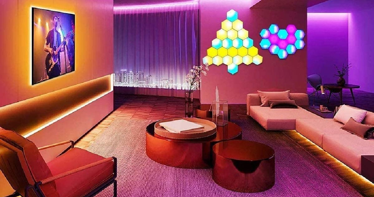 Customize your set up with the LED hexagons that everyone has