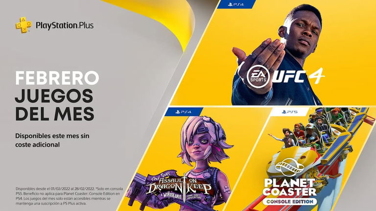 Anunciados los juegos gratis de PS Plus de febrero de 2022