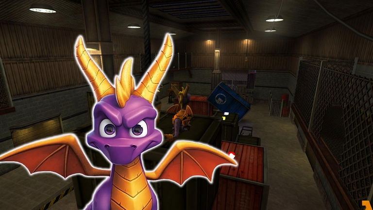 Un hilarante mod permite jugar Half-Life como Spyro