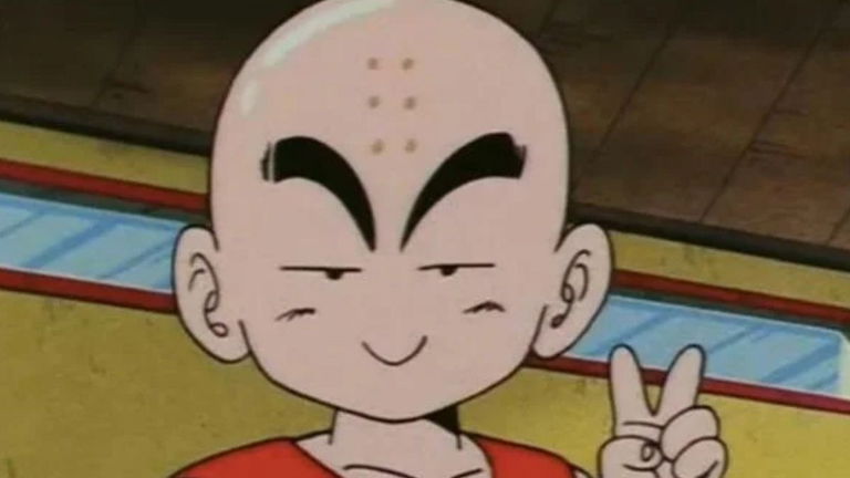 ¿Por qué Krillin está calvo en Dragon Ball?