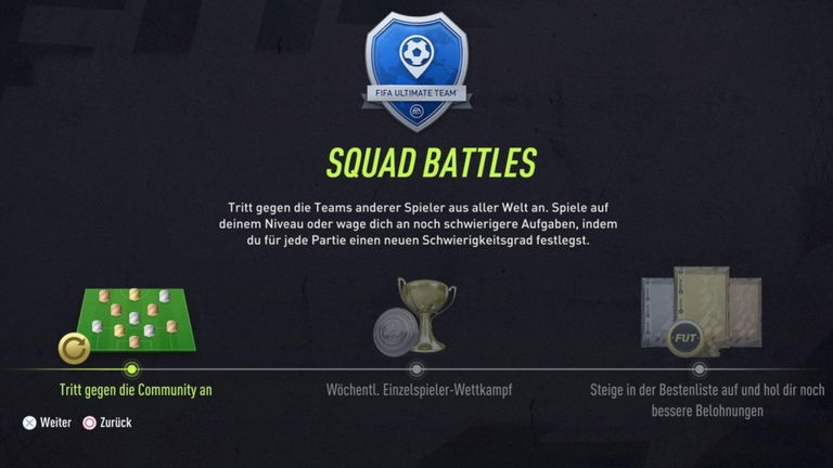 Todas las listas de recompensas de Squad Battles en FIFA 22