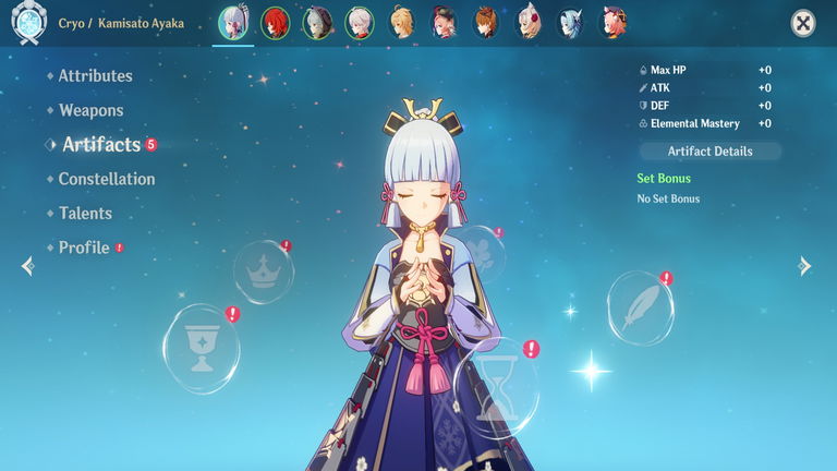 Genshin Impact: materiales para subir las habilidades de Ayaka Kamisato