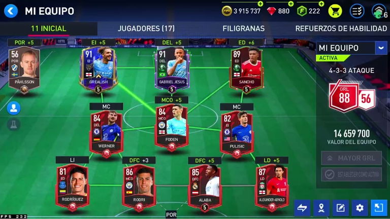 Cómo entrenar jugadores en FIFA Mobile