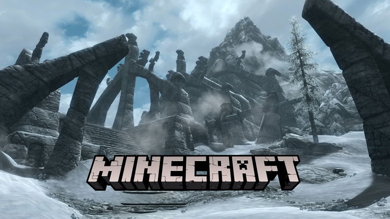 Un jugador de Minecraft recrea una de las localizaciones de Skyrim con gran acierto