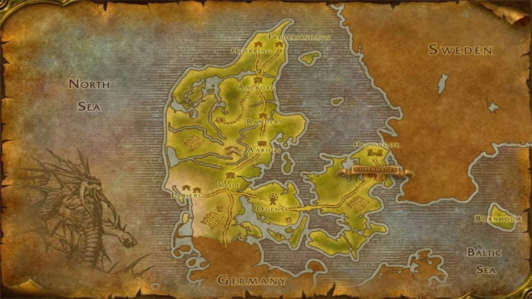 Un artista crea mapas de países europeos al estilo de World of Warcraft y es impresionante