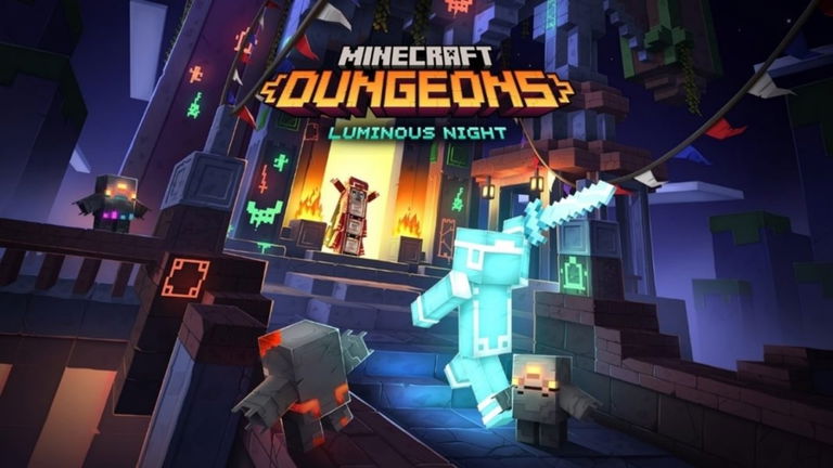 Estos son los últimos detalles sobre el evento Luminous Night de Minecraft Dungeons