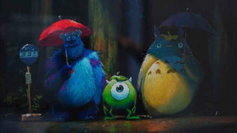 Studio Ghibli comparte el mejor crossover entre Totoro y Monsters Inc. que puedas imaginar
