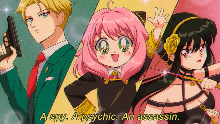 Este artista transforma a SPY x FAMILY en un anime de los 90
