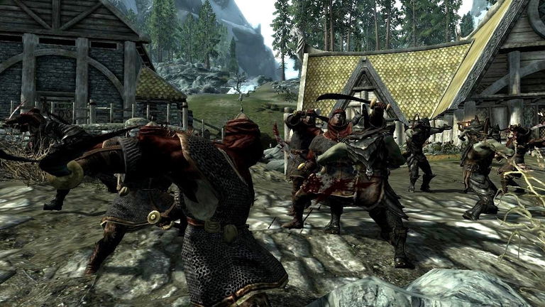 Este es uno de los mejores disparos de arco que verás en Skyrim