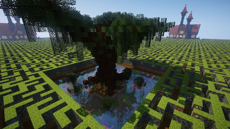 Un jugador de Minecraft crea el laberinto más espectacular que hayas visto en el juego