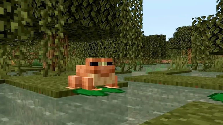 Un jugador de Minecraft lleva a una rana de paseo por el mundo y termina en desastre