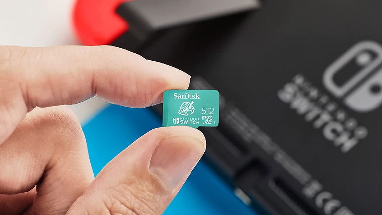 Consigue esta tarjeta microSD de 512 GB para Switch y ahorra 50 euros