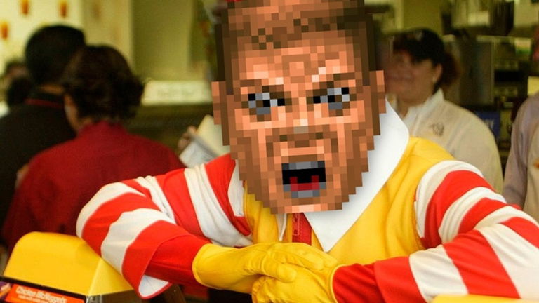 DOOM aparece instalado en una máquina de pedidos de un McDonald's