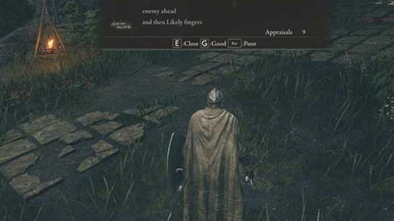 Este es el mensaje de Elden Ring que cuenta con 10.000 valoraciones en el juego