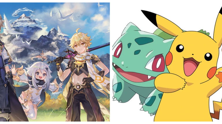 Un artista convierte a personajes de Genshin Impact en Pokémon