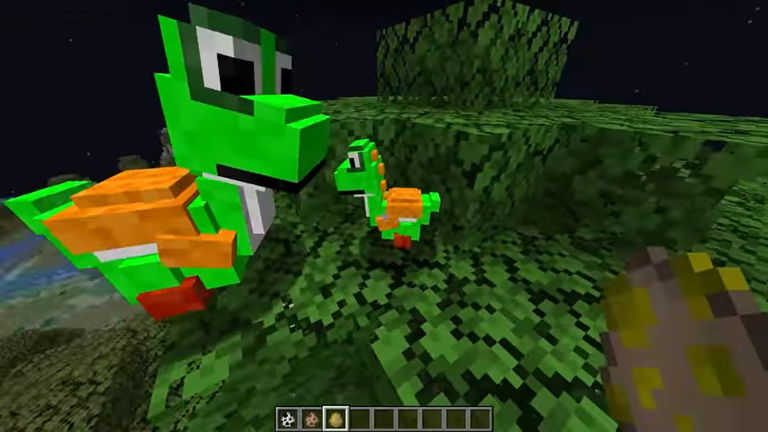 Un jugador transforma los mobs de Minecraft en personajes de Mario