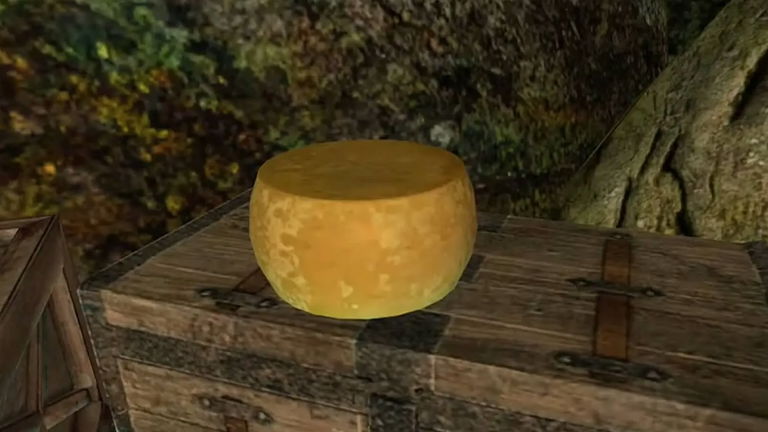 Un jugador crea 2000 piezas de queso en Skyrim con un objetivo absurdo