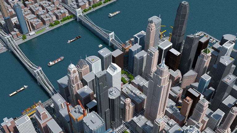 Un jugador de Minecraft ha tardado más de dos años en construir esta increíble ciudad