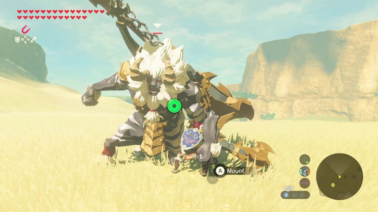 The Legend of Zelda: consigue que un enemigo de Breath of the Wild se vuelva dócil