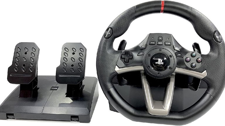 Consigue un volante, pedales y juego de carreras por menos de lo que piensas