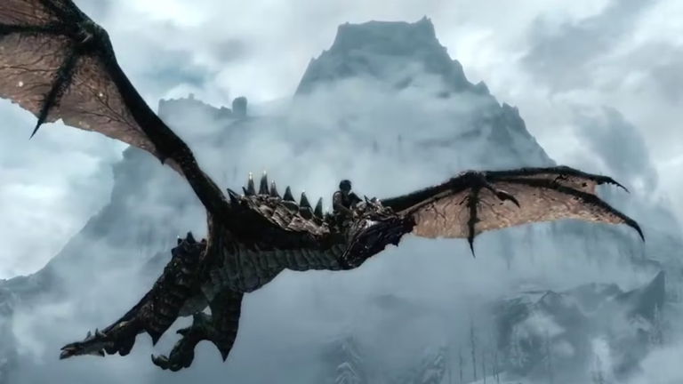 Un mod de Skyrim agrega a dragones amistosos