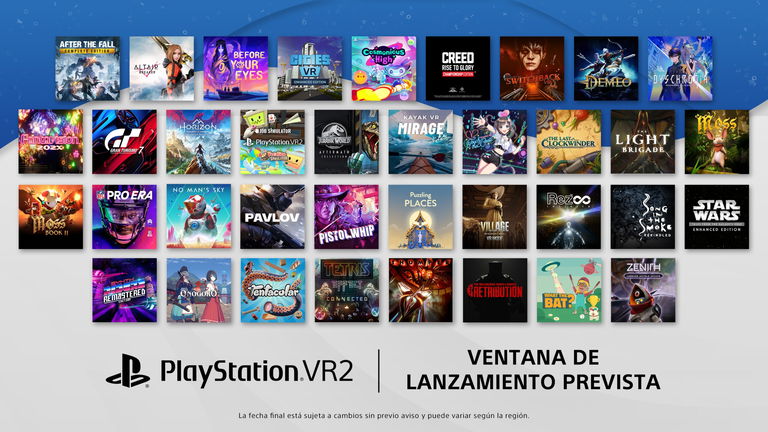 Estos Son Los 30 Juegos De Lanzamiento De PlayStation VR2 Estos Son Los 30 Juegos De Lanzamiento De PlayStation VR2