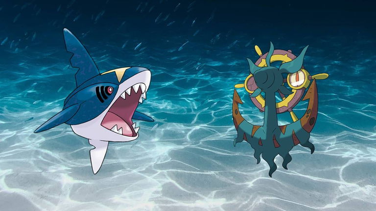 Esta fusión entre los Pokémon Sharpedo y Dhelmise es increíble