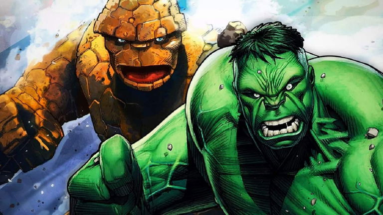 Hulk and The Thing team up to defeat a God of the Marvel universe