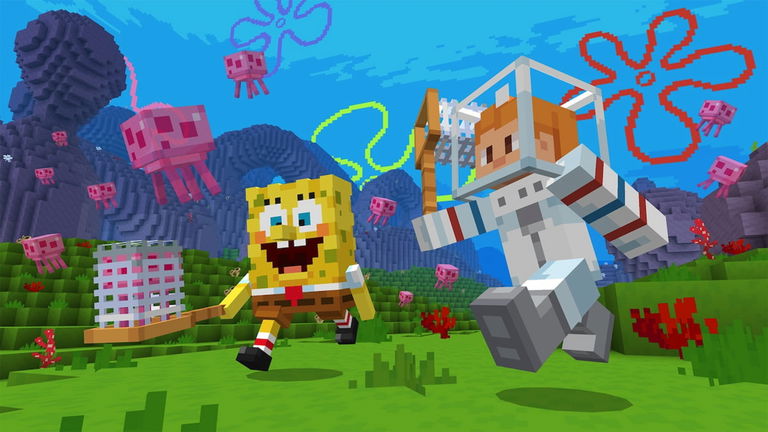 Minecraft se actualiza con nuevo contenido para el DLC de Bob Esponja