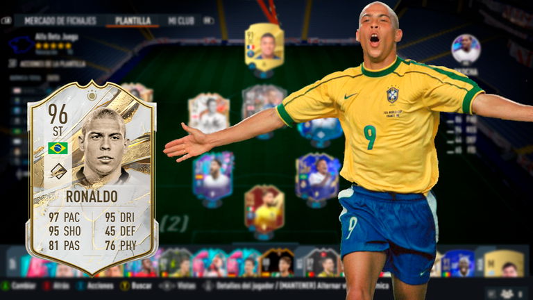Podremos conseguir a Ronaldo Nazario cedido más de 20 partidos durante los TOTS