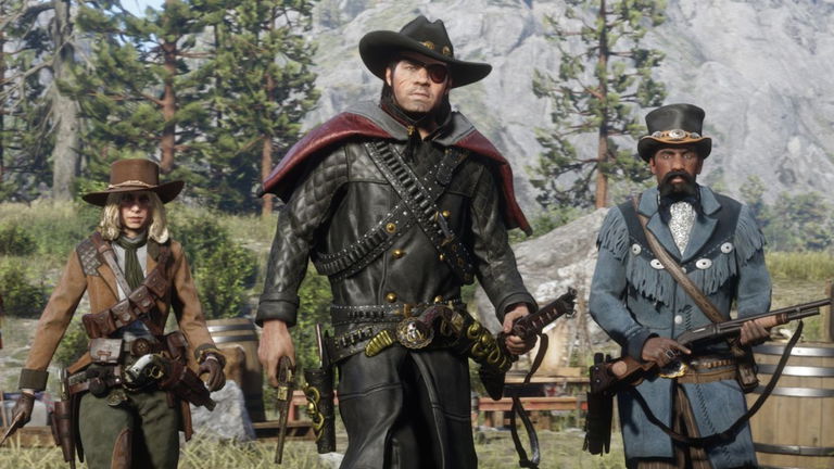 Un jugador de Red Dead Online crea a Batman y Robin en el juego