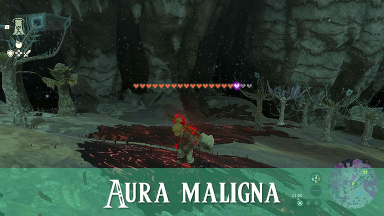 Cómo resistir y curarse del aura maligna en Zelda: Tears of the Kingdom