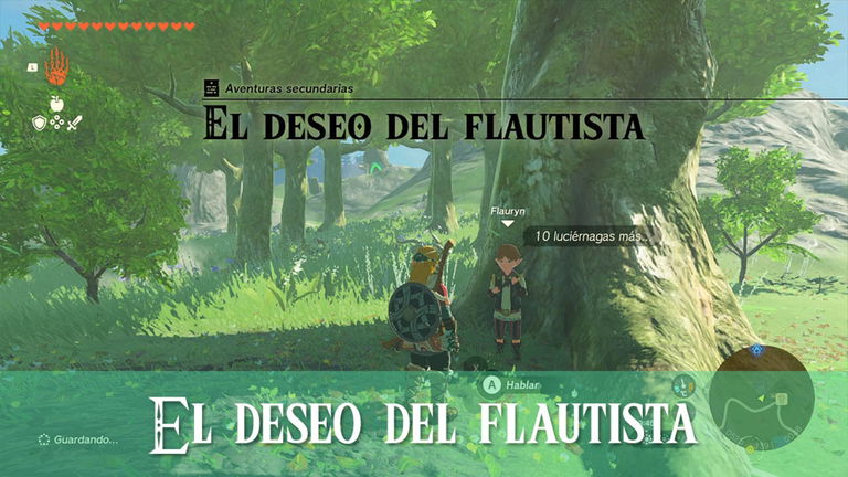 Completar El deseo del flautista en Zelda: Tears of the Kingdom