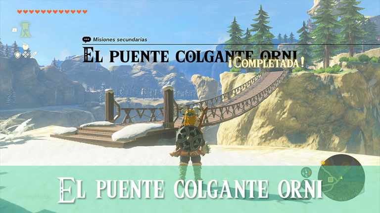 Completar El puente colgante orni en Zelda: Tears of the Kingdom