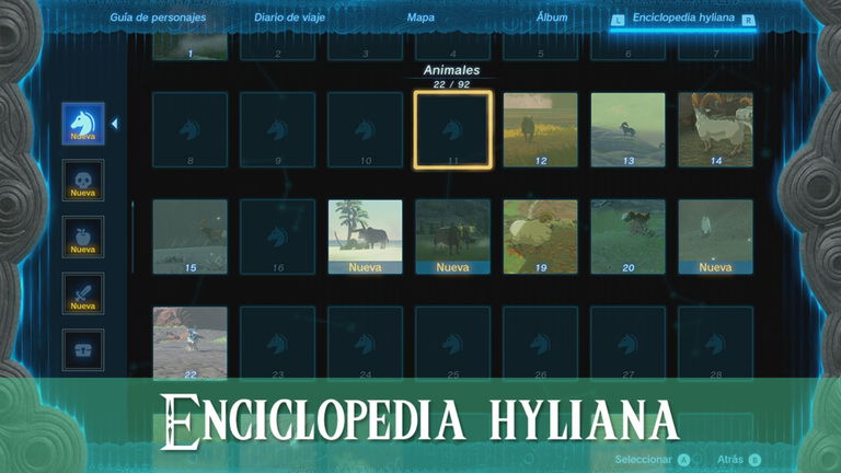 Toda la enciclopedia hyliana de Zelda: Tears of the Kingdom