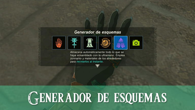 Dónde encontrar el Generador de esquemas en Zelda: Tears of the Kingdom