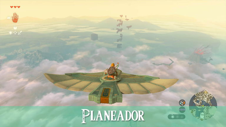 Cómo utilizar el planeador en Zelda: Tears of the Kingdom