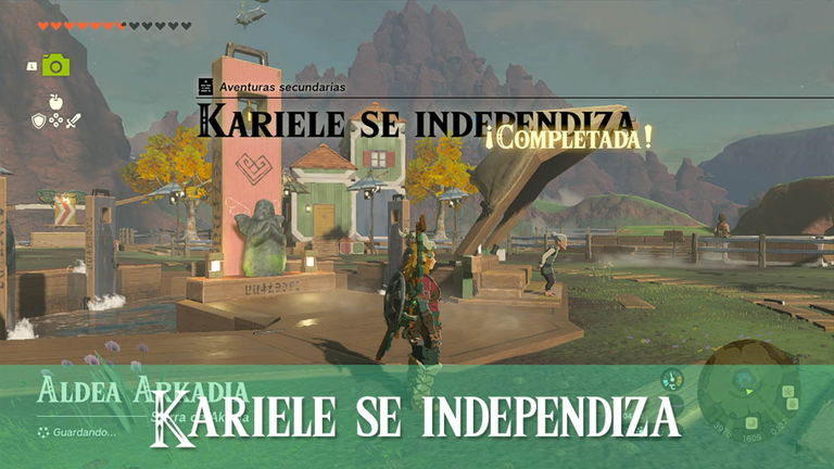 Completar Kariele se independiza en Zelda: Tears of the Kingdom
