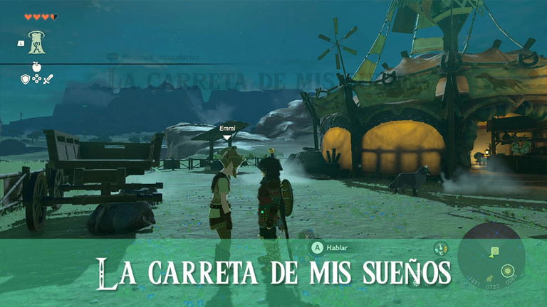 Completar la misión La carreta de mis sueños en Zelda: Tears of the Kingdom