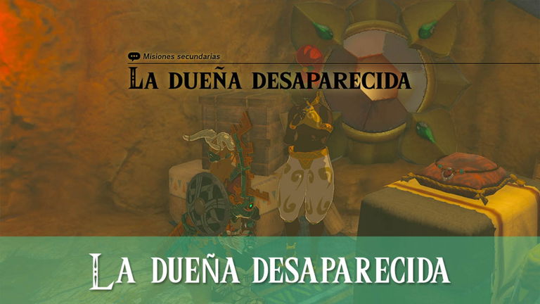 Completar La dueña desaparecida en Zelda: Tears of the Kingdom