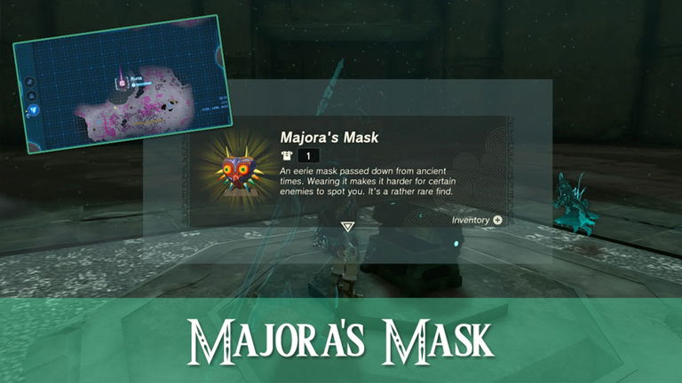 Dónde encontrar la Majora's Mask en Zelda: Tears of the Kingdom