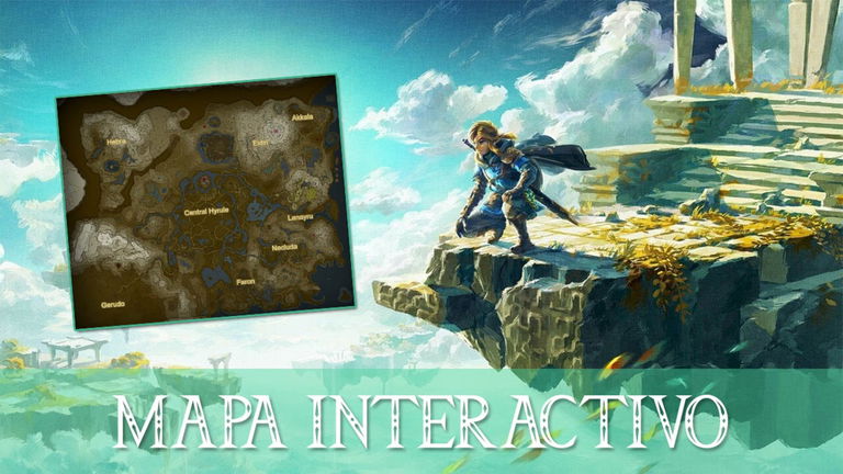 Descubre el mapa interactivo de Zelda: Tears of the Kingdom y sus secretos