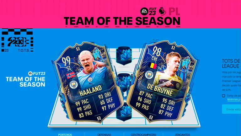 Filtrados todos los TOTS de la Premier League