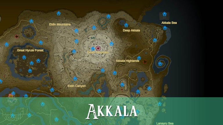 Todos los santuarios de Akkala en Zelda: Tears of the Kingdom