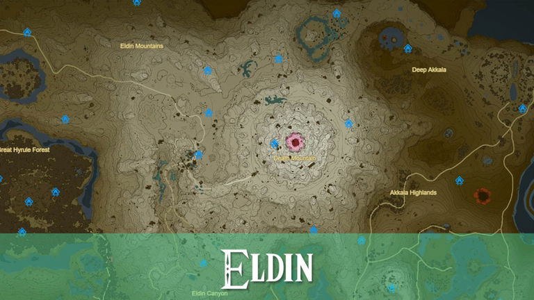 Todos los santuarios de Eldin en Zelda: Tears of the Kingdom
