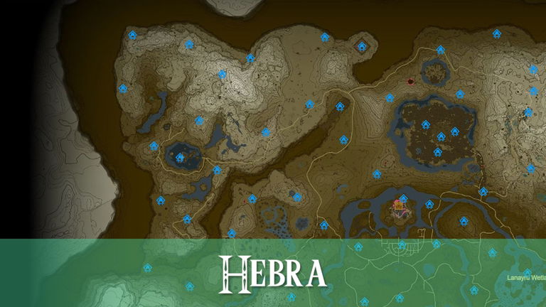 Todos los santuarios de Hebra en Zelda: Tears of the Kingdom