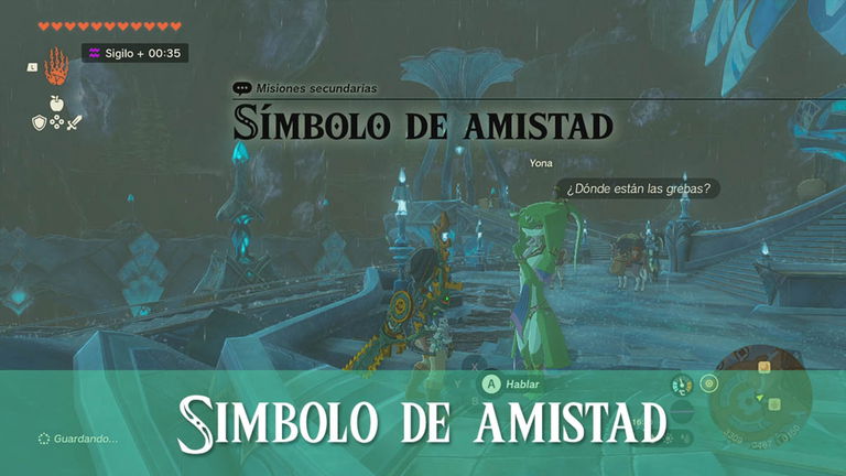 Completar Símbolo de amistad en Zelda: Tears of the Kingdom